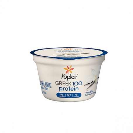 YOPLAIT GRK 100 PROTEIN FF VANILLA 5.3 OZ CUP