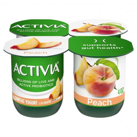 ACTIVIA Peach-4oz.4pk (16 OZ)