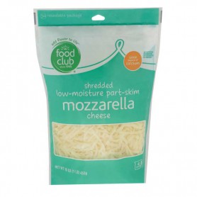 FOOD CLUB MOZZARELLA SHRED 16 OZ