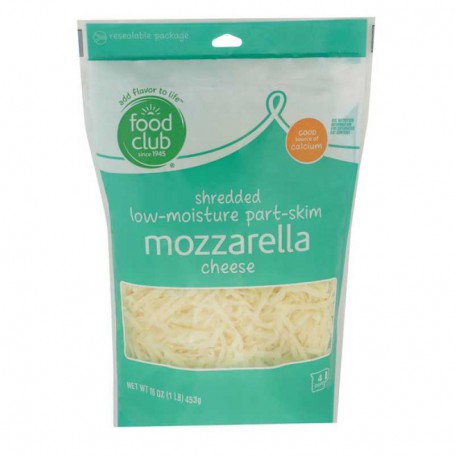FOOD CLUB MOZZARELLA SHRED 16 OZ