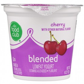 FC CHERRY BLENDED LF YOGURT 6 OZ CUP