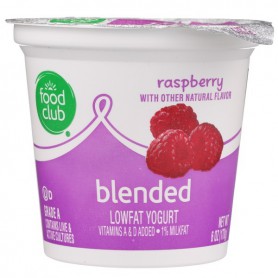FC BLENDED LF RASPBERY YOGURT 6 OZ TUB