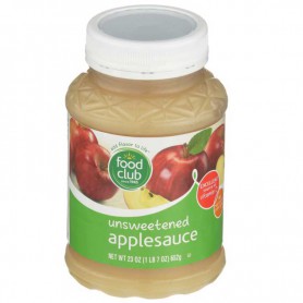 Food Club Applesauce Natural Unsweetened
