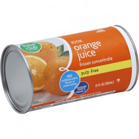 Food Club Frzn Concentrate Pulp Free Orange Juice (12oz)