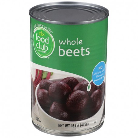 Food Club Whole Beets 15oz