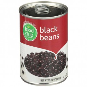 FOOD CLUB BLACK BEANS 15.25 OZ