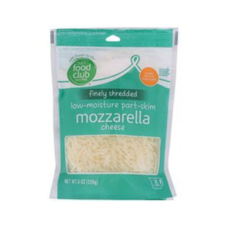 FOOD CLUB MOZZARELLA FINELY SHRED 8 OZ