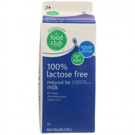 FOOD CLUB 2% HALF GAL