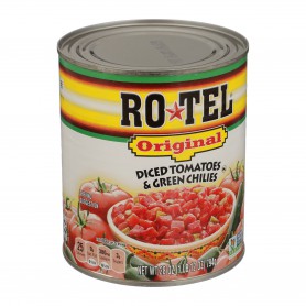 ROTEL DICED TOMATO GR CHILI 28 OZ CAN