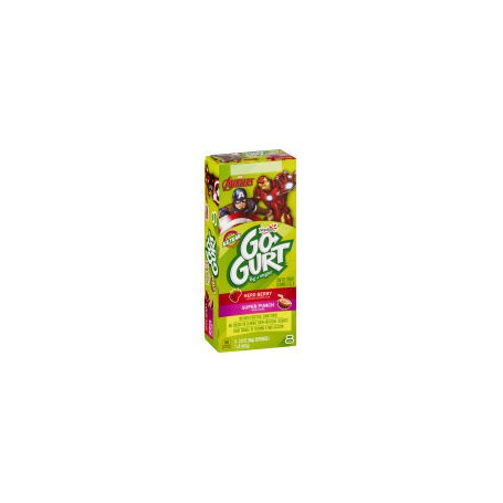 YOPLAIT GOGURT STRBERY PUNCH 8-2 OZ TUBES
