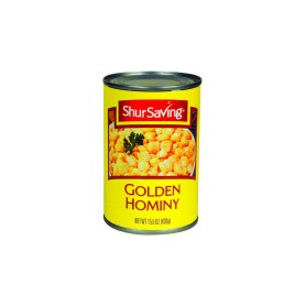 SHURSAVING HOMINY GOLDEN 15.5 OZ