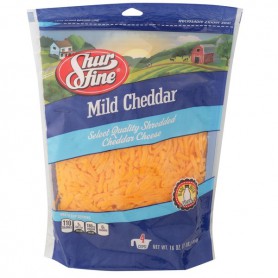 SHURFINE MILD CHEDDAR CHEESE (16 OZ)