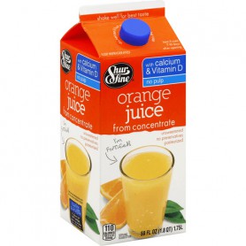 SHURFINE ORG JC W/CAL CTN (64oz)