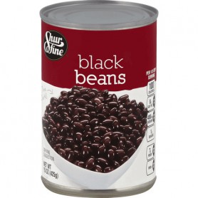 SHURFINE BLACK BEANS (15 OZ)