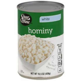 SHURFINE HOMINY WHITE 15 OZ