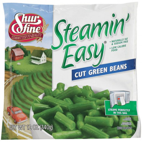 SHURFINE STEAM-ITS CT GR BEANS 12 OZ