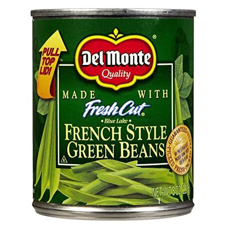 DEL MONTE FR ST GR BEANS BL 8 OZ