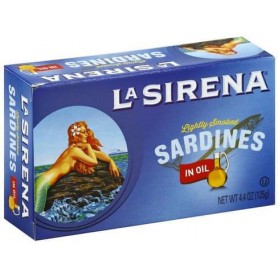 LA SIRENA SARDINES IN OIL SMK (4.25 OZ)