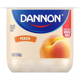 DANNON BLENDED PEACH LF YOGURT 5.3 OZ CUP