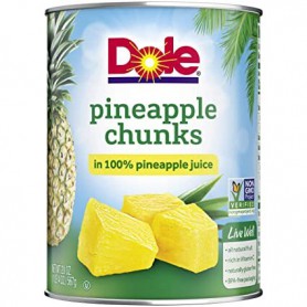 DOLE CANNED PA CHUNKS JC 20 OZ