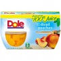 DOLE DICED PEACHES IN JUICE 4 PK