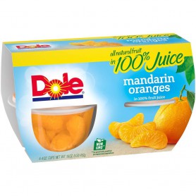 DOLE MANDARIN ORANGES 4PK 16OZ