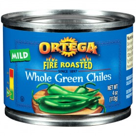 ORTEGA WHOLE GREEN CHILES 4 oz