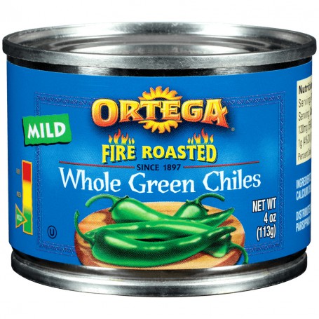 ORTEGA WHOLE GREEN CHILES 4 oz