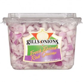 GILLS DICED RED ONIONS 10 OZ