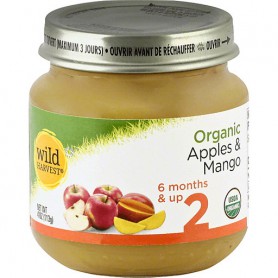 WILD HARVEST APPLE MANGO 4 OZ POUCH