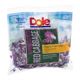 DOLE RED SHREDDED CABBAGE 10 OZ