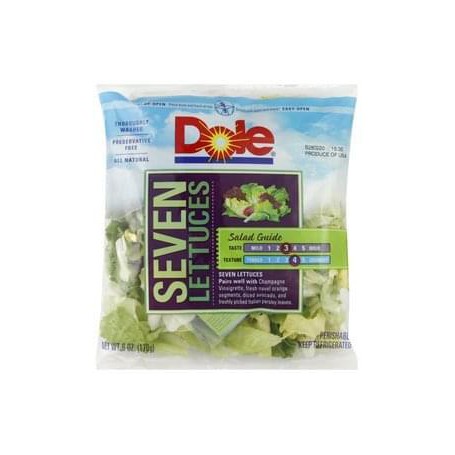 DOLE 7 LETTUCE SALAD BLEND 6 OZ