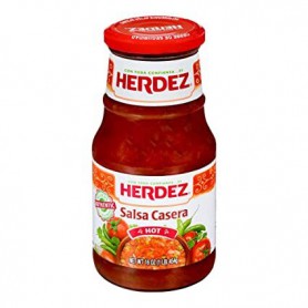 HERDEZ SALSA CASERA HOT 24 OZ
