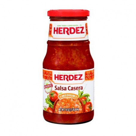 HERDEZ SALSA CASERA MEDIUM 24Z