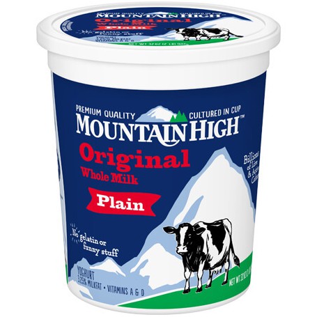 MOUNTAIN HIGH WHL PLAIN YOGURT (32 OZ)