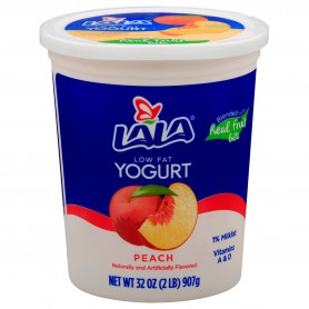 LA LA PEACH LF YOGURT (32 OZ)