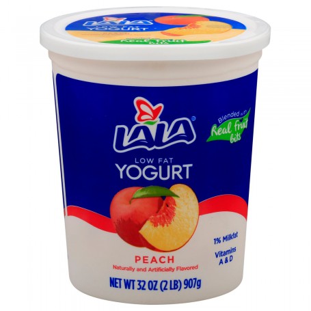 LA LA PEACH LF YOGURT (32 OZ)