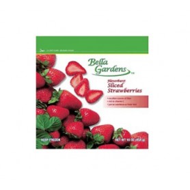 BELLA GARDN SLICED STRAWBERRIES 16 OZ
