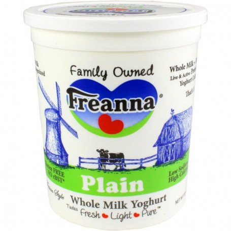 FREANNA PLAIN WHL MILK YOGURT (32 OZ)