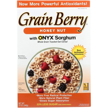 GRAIN BERRY HONEY OAT 12 OZ BOX