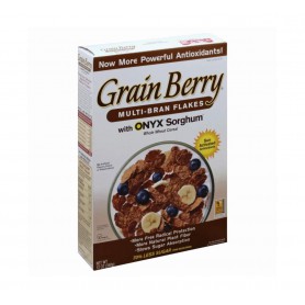 GRAIN BERRY MULTI BRAN FLAKES 12 OZ BOX