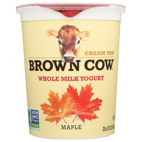 BROWN COW MAPLE YOGURT WM (32 OZ)