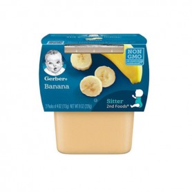 GERBER 2ND BANANA 4 OZ 2 PK