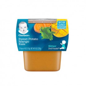 GERBER 2D SWTPO/MANG/KALE 4OZ 2PK (8 OZ)