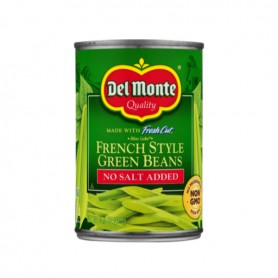 DEL MONTE FR STGR BEANS NO SALT 14.5 OZ