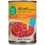 Food Club Dicd Tomatoes  Grn Chilies Org