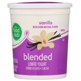 Food Club Yogurt Vanilla Lowfat (32 OZ)