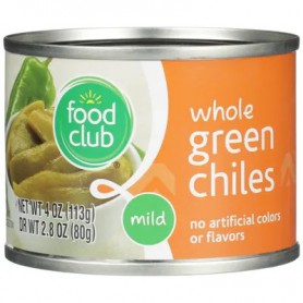 Food Club Whole Green Chiles