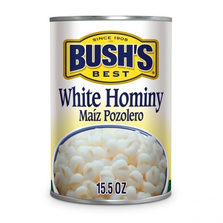 BUSHS HOMINY WHITE 15.5 OZ