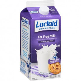 LACTAID FAT FREE MILK (0.50 GAL)